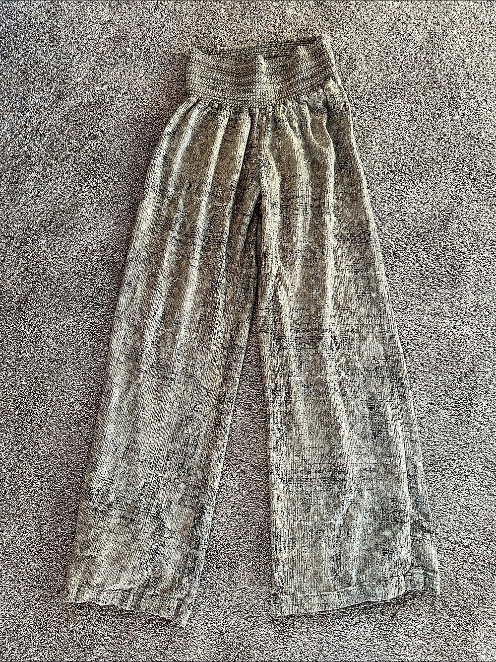 REWASH Wide Leg Pants in Gray Size Medium Like New
